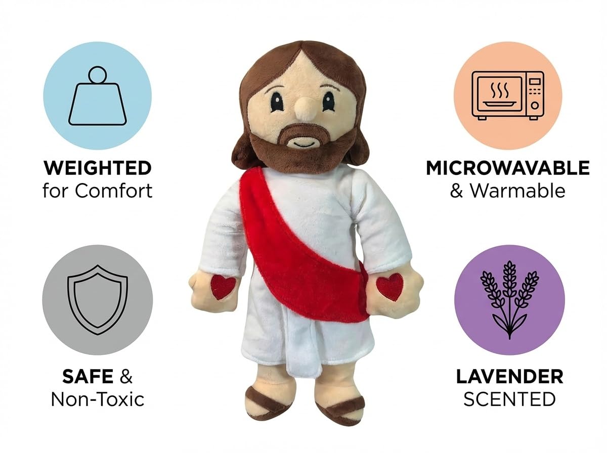 Amazon.com: 1i4 Group Warm Pals Jesus, Microwavable Easter Stuffed
